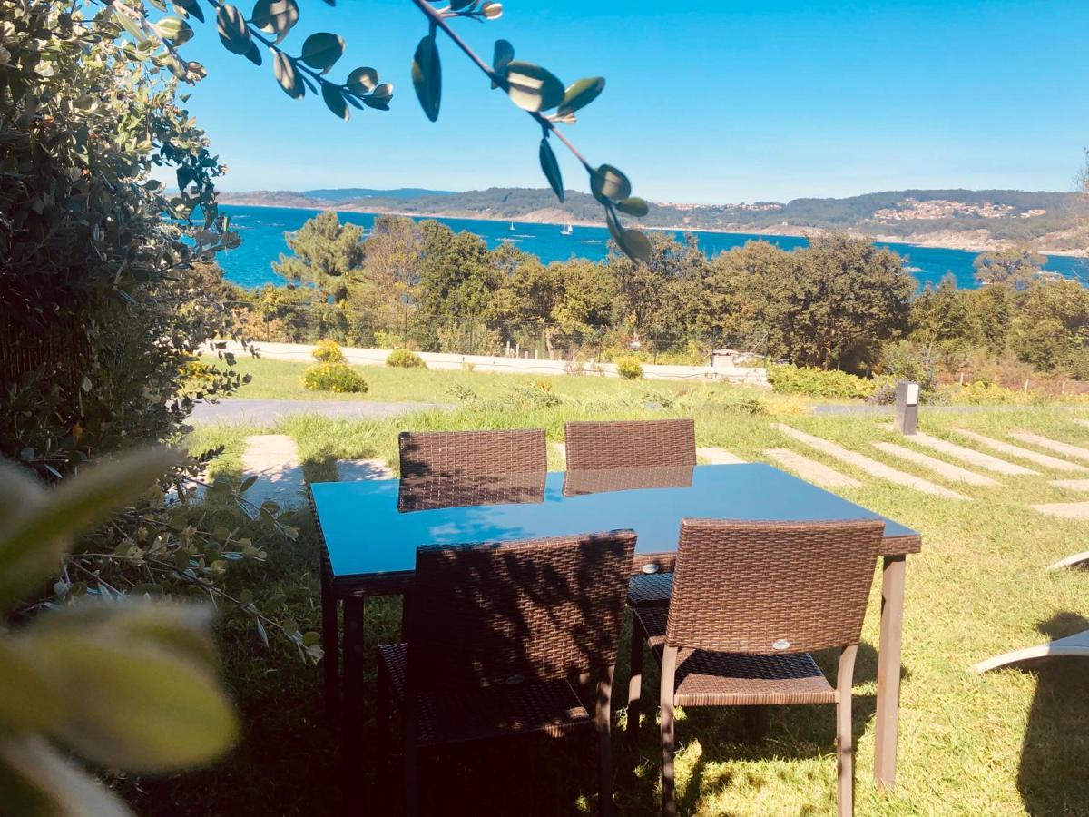 Casa Con Jardin Al Lado De Playa Hio Villa Vilanova  Eksteriør billede